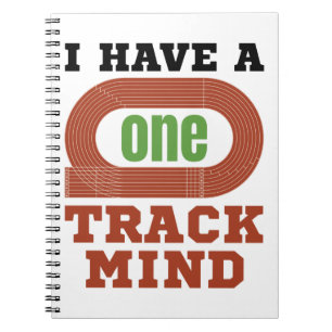 Ich habe eine "One Track Mind"-Gedankenführung un Notizblock