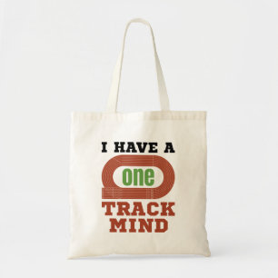 Ich habe eine "One Track Mind"-Gedankenführung und Tragetasche