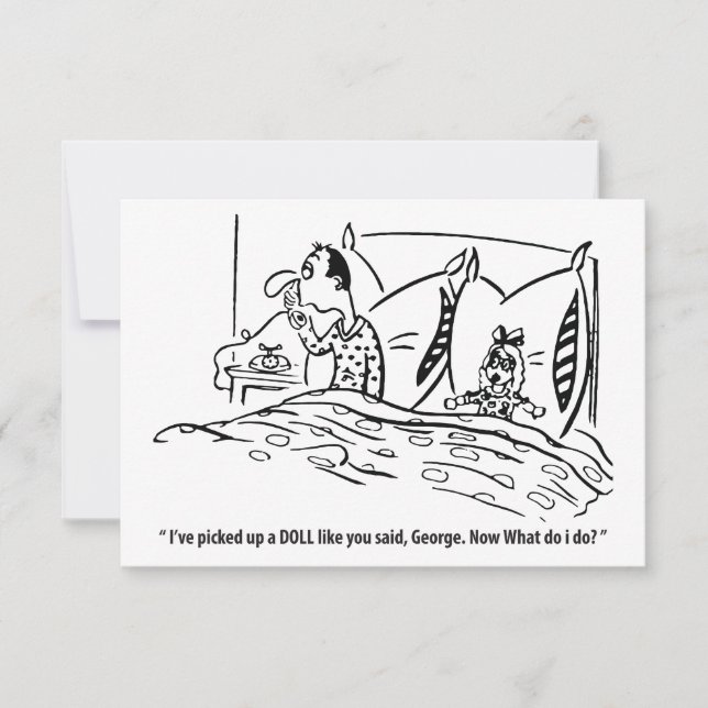 Ich habe eine Puppe abgeholt, wie du gesagt hast,  Save The Date (Vorderseite)