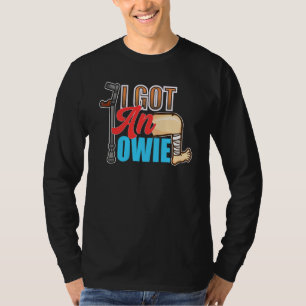 Ich habe eine schmerzhafte Verletzung Bein Knochen T-Shirt