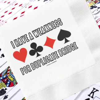 Ich habe eine Schwäche für die Doppelbrücke Serviette