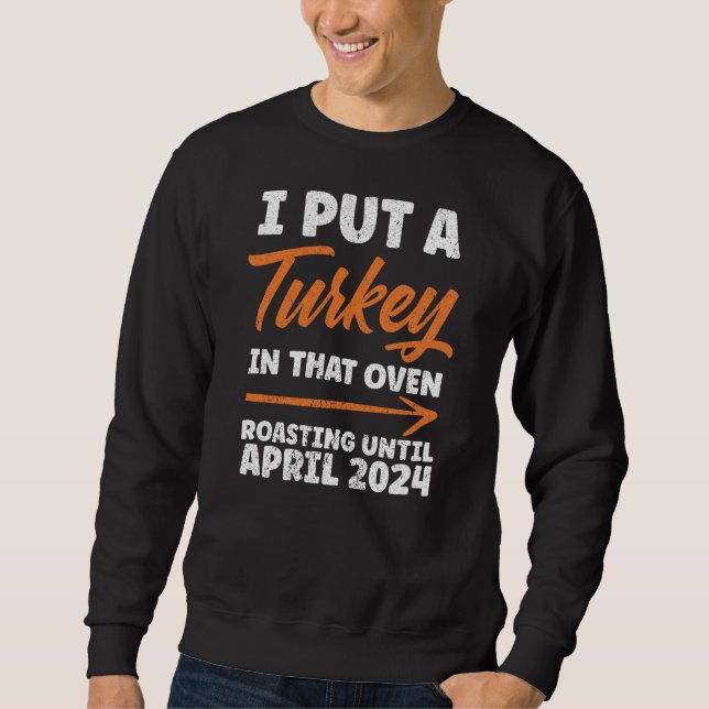 Ich habe eine Türkei in diesen Niedlichen Erntedan Sweatshirt (Vorderseite)