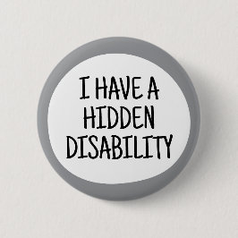 Ich habe eine versteckte Behinderung Button