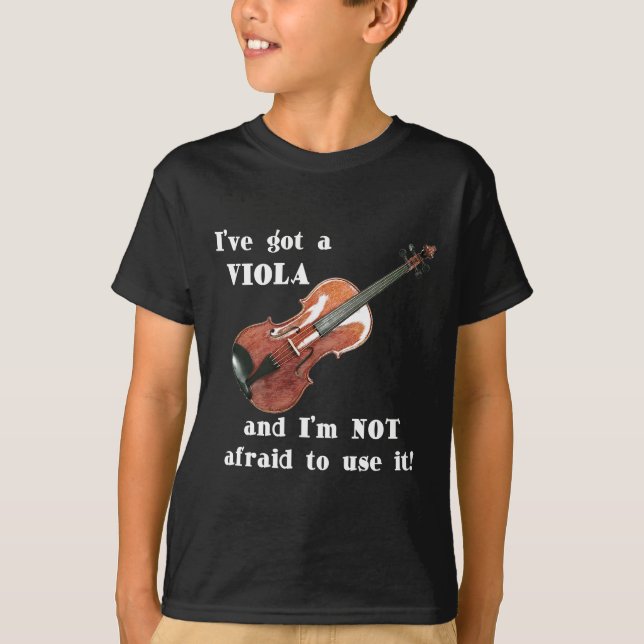 Ich habe eine Viola T-Shirt (Vorderseite)