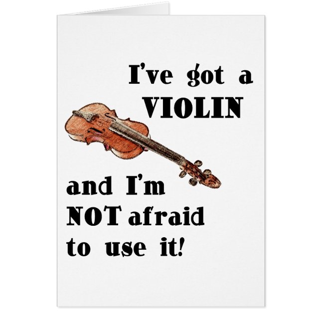 Ich habe eine Violine (Vorne)