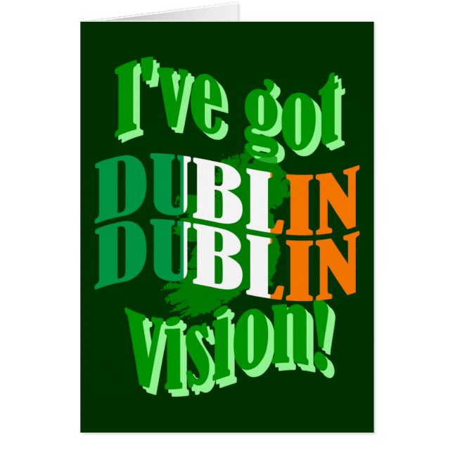 Ich habe eine Vision von Dublin got (Vorne)