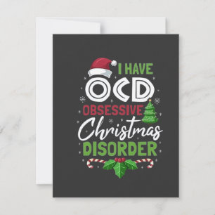 Ich habe eine zwanghafte Weihnachtskrankheit besie Dankeskarte