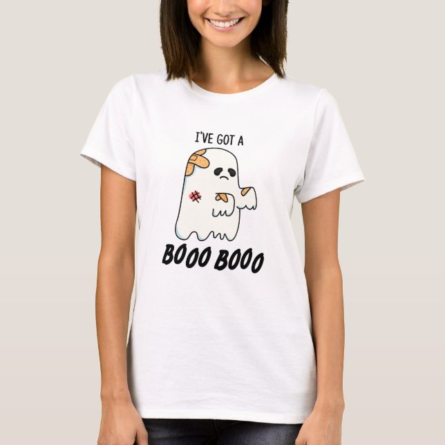 Ich habe einen Boo Boo Funny Halloween Ghost Pun G T-Shirt (Vorderseite)