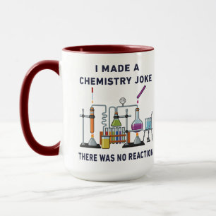 Ich habe einen Chemie-Witz erzählt – es gab keine Tasse