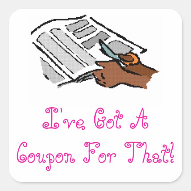 Ich habe einen Coupon für diese Aufkleber Got! (Vorderseite)