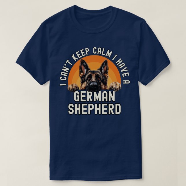 Ich habe einen deutschen Hirten T-Shirt (Design vorne)