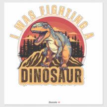 Ich habe einen Dinosaurier gekämpft, eine lustige 