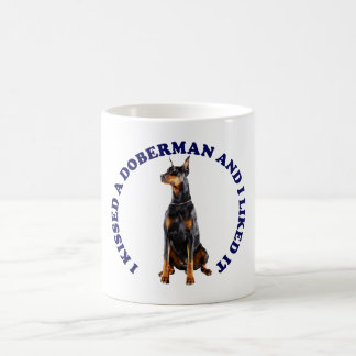 Ich habe einen Dobermann geküsst Kaffeetasse