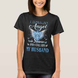 Ich habe einen Engel im Himmel, den ich meinen Man T-Shirt