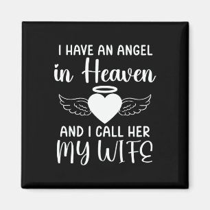 Ich habe einen Engel im Himmel und ich nenne sie m Magnet