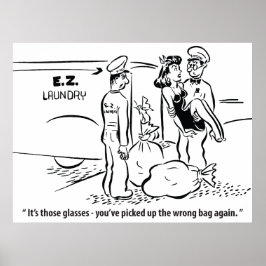 Ich habe einen falschen Beutel abgeholt, Wäschesch Poster