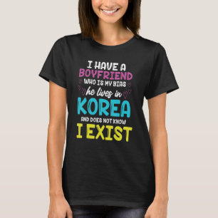 Ich habe einen Freund, den er in Korea lebt, den e T-Shirt