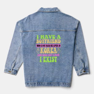 Ich habe einen Freund, der mein Bias Kpop Lover Kd Jeansjacke