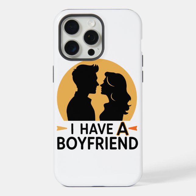 Ich habe einen Freund iPhone Hülle (Rückseite)
