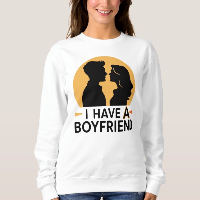 Ich habe einen Freund Sweatshirt (Vorderseite)