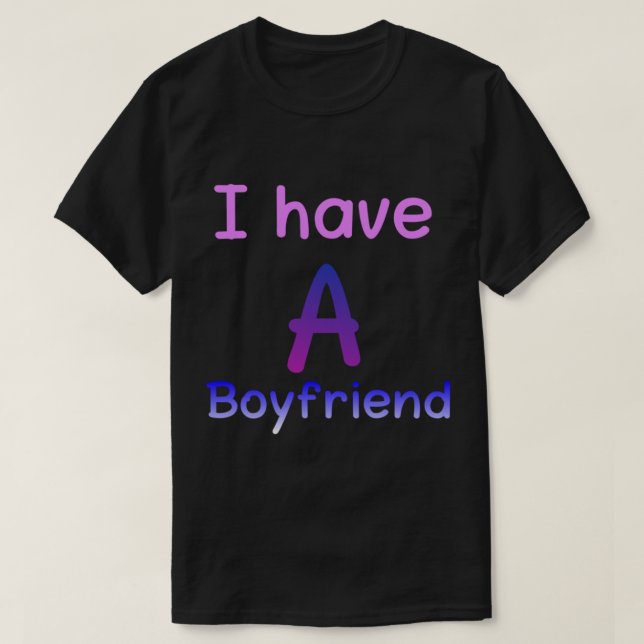 Ich habe einen Freund T-Shirt (Design vorne)