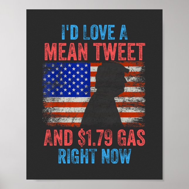 Ich habe einen Gemeinen Tweet Liebe Poster (Vorne)