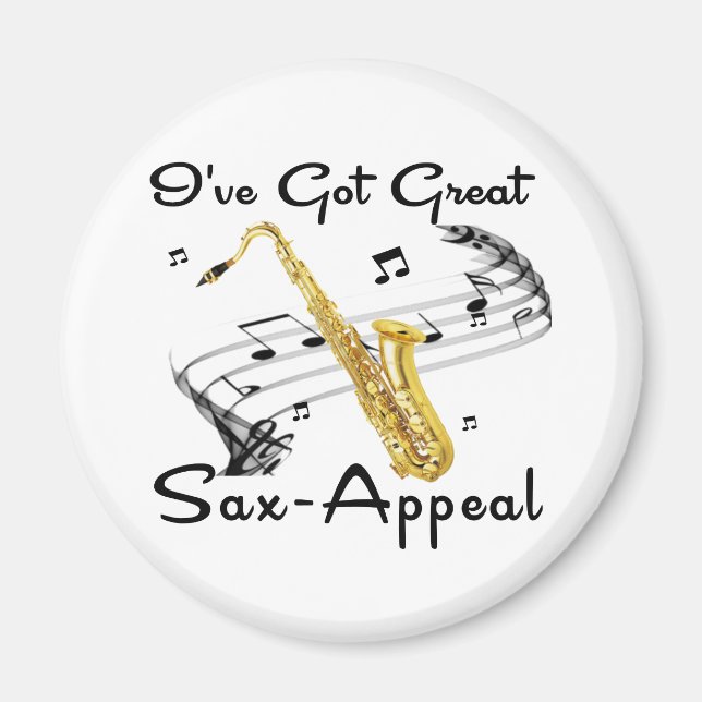 Ich habe einen großen Sax-Appeal Got Magnet (Vorne)