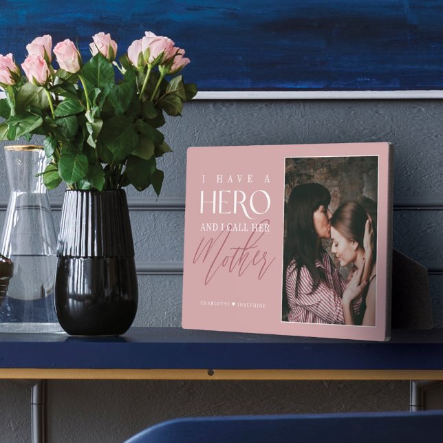 Ich habe einen Helden, den ich ihre Mutter Foto Ke Fotoplatte (Von Creator hochgeladen)