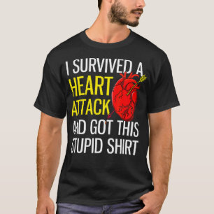 Ich habe einen Herzinfarkt überlebt Vintage-Herzin T-Shirt