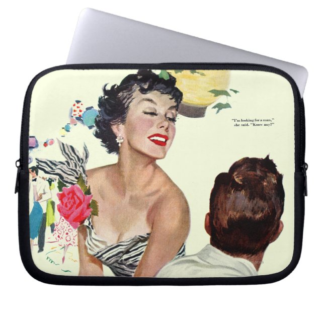 Ich habe einen Mann Gewollt Laptopschutzhülle (Vorderseite)