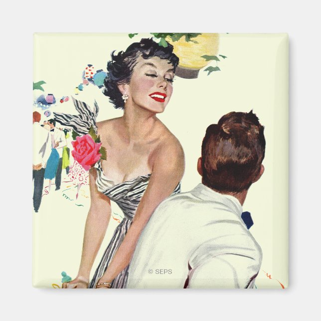 Ich habe einen Mann Gewollt Magnet (Vorne)