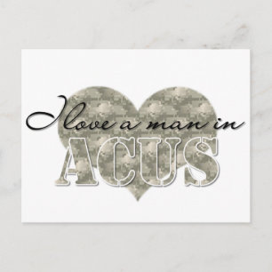Ich habe einen Mann in ACUs Liebe Postkarte