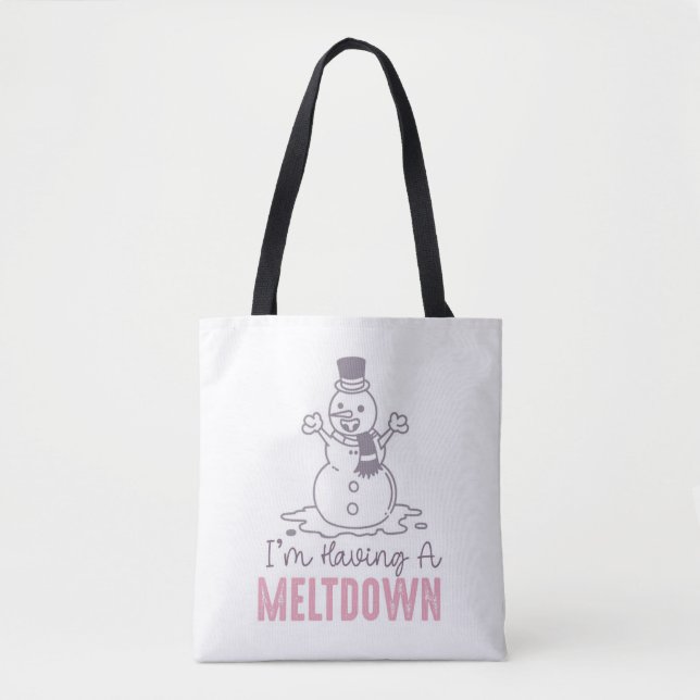 Ich habe einen Meltdown - Funny Snowman Design (Vorderseite)