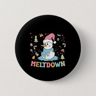 Ich habe einen Meltdown-Schneemann Weihnachten Fun Button