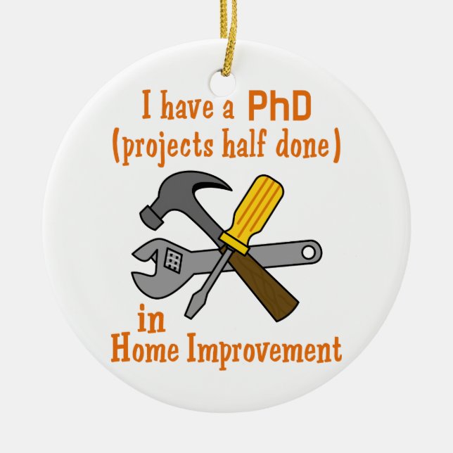 Ich habe einen PHD Keramik Ornament (Vorne)