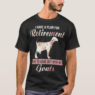 Ich habe einen Plan für die Pensionierung Blumenzi T-Shirt