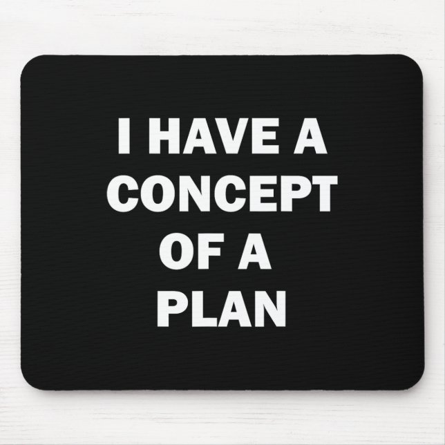 Ich habe einen Plan Kamala Trump-Debatte Mousepad (Vorne)