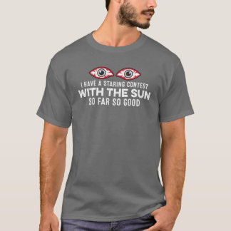 Ich habe einen Starrwettbewerb mithe Sonne bisher T-Shirt