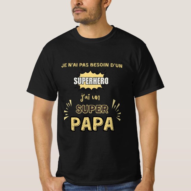 Ich habe einen tollen Papa T-Shirt (Vorderseite)
