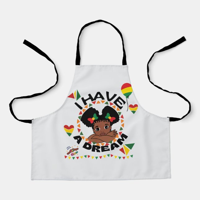 "Ich habe einen Traum" Schürze (Vorderseite)