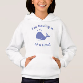 Ich habe einen Wal der Zeit! Kinderspass Hoodie