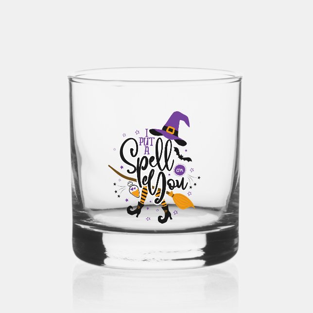 Ich habe einen Zauber auf dich gelegt Whiskyglas (Vorderseite)