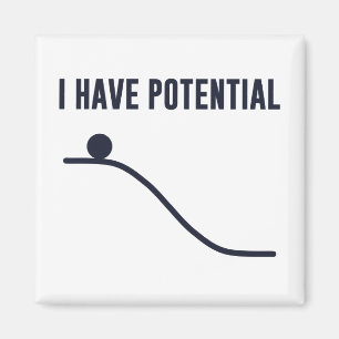 Ich habe Energiepotenzial Magnet