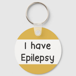 Ich habe Epilepsie Schlüsselring epileptische War Schlüsselanhänger
