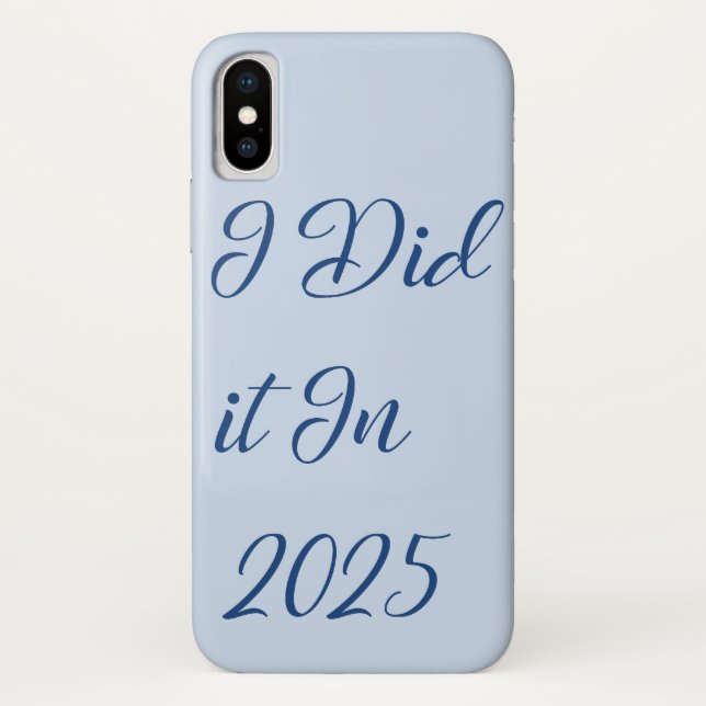Ich habe es 2025 getan Case-Mate iPhone hülle (Rückseite)