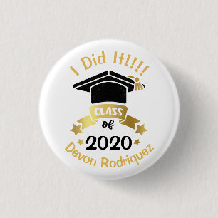 Ich habe es Abschluss Klasse von 2020 Ändern Sie  Button