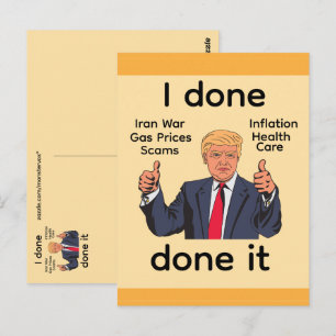 Ich Habe Es Fertig Gemacht Postkarte