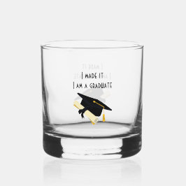 Ich habe es gemacht, ich bin ein Trinkbehälter-Set Whiskyglas