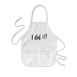 Ich habe es getan! Schürze Kids