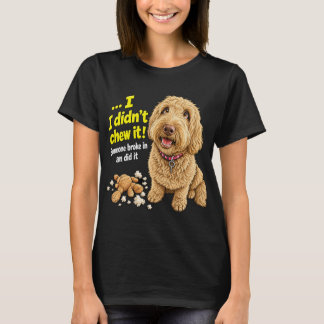 Ich habe es nicht gekaut Lustiger Hundetasse T-Shirt